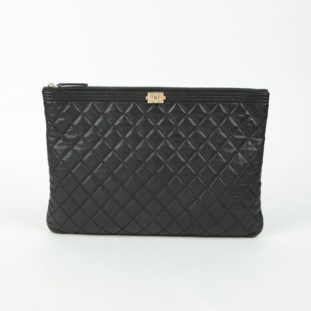 Caviar Boy Large Clutch